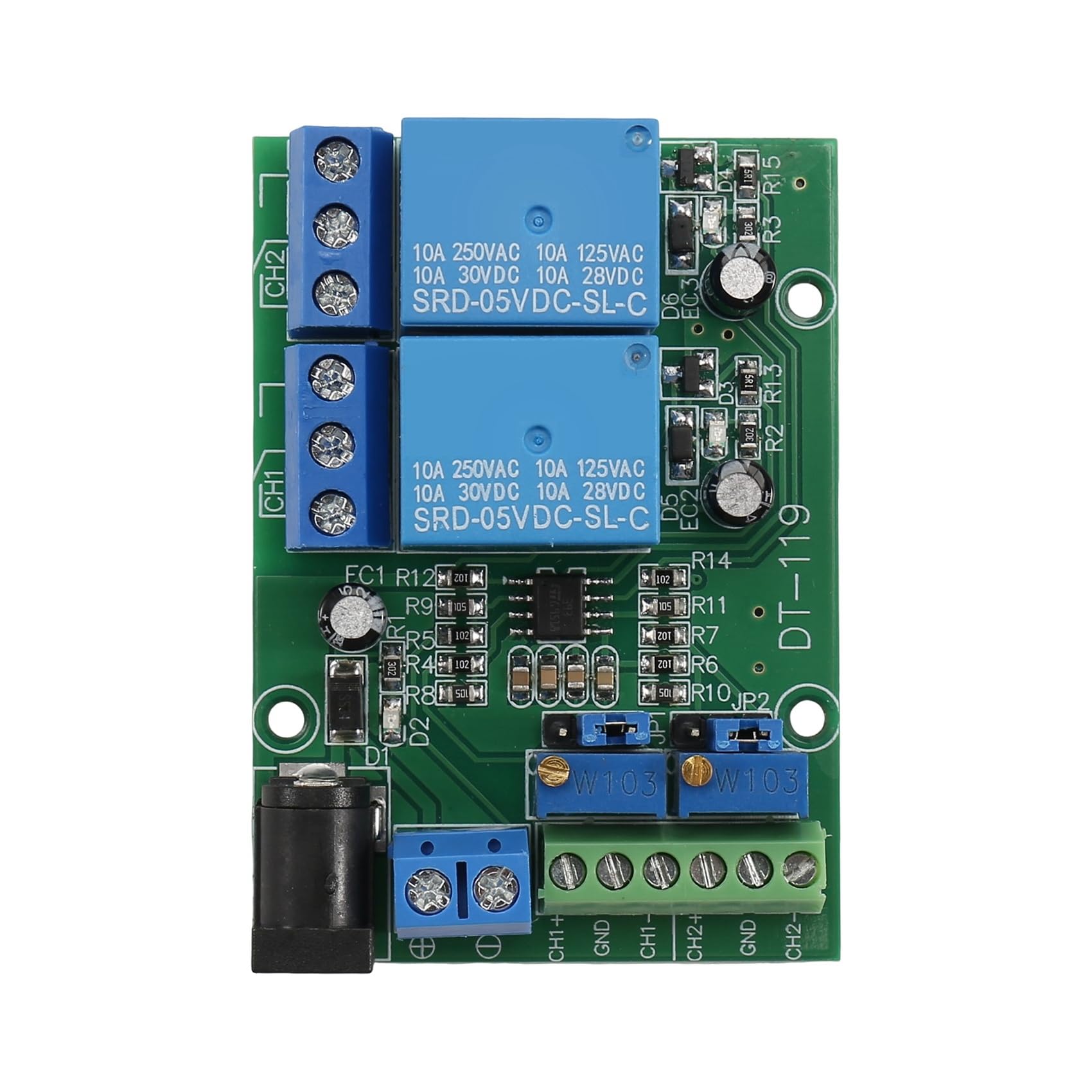Aundhegrtt As Shown 2Ch Dc Lm393 Voltage Comparator Module 2 Channel 5V Relay Board For Automotive Circuit Modification Circuit