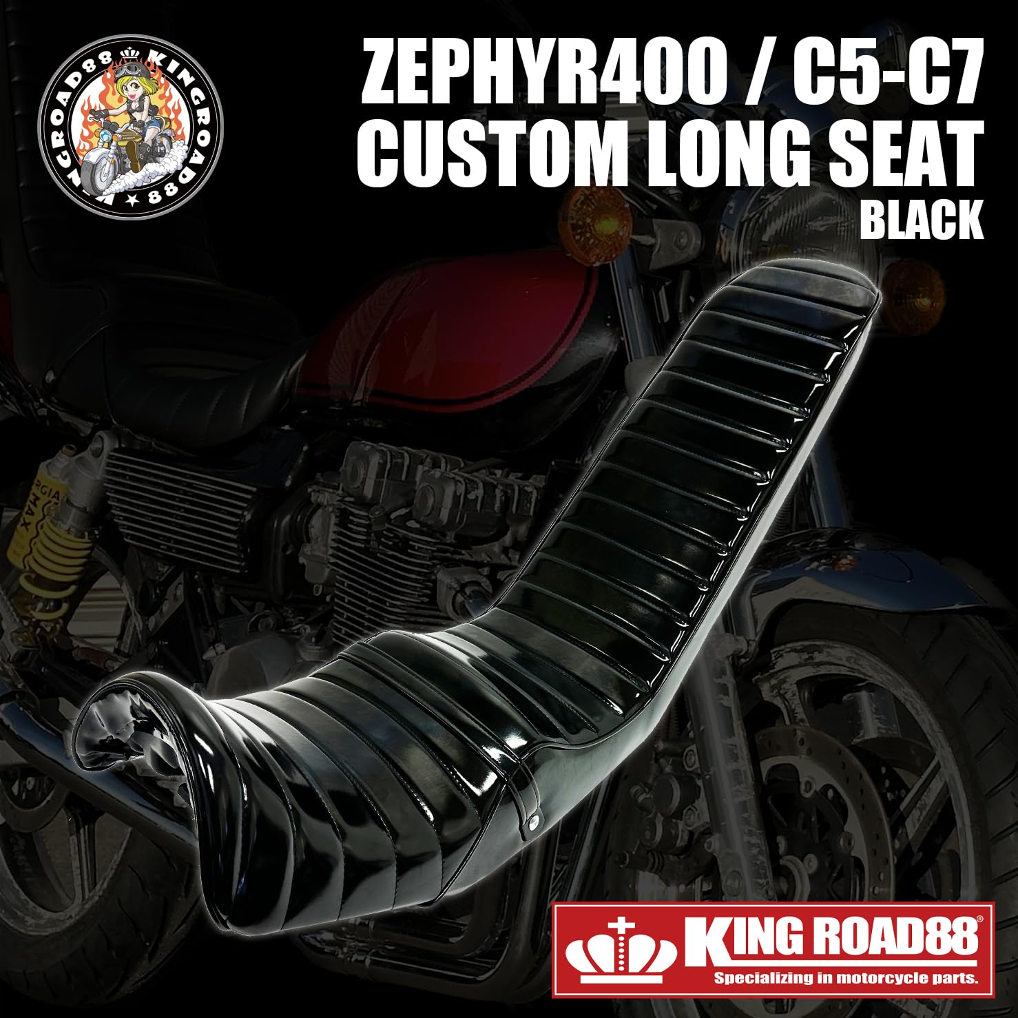 Amazon | King Road 88 ゼファー400 Ⅱ型 後期 ZR400C ロングシート 