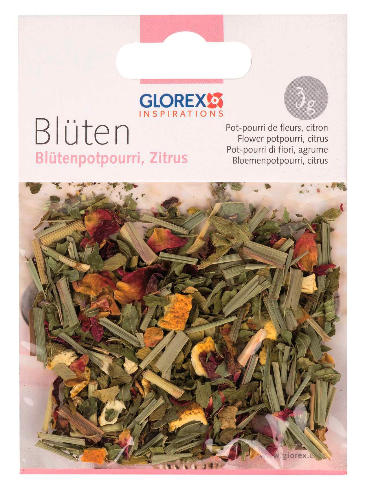 Glorex Flower Pot Pourri, Flowers, Multi-Colour, 11.5 x 8.5 x 0.5 cm