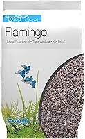 Aqua Natural Flamingo 10lb Rose Pink Gravel Substrate 4-6mm - Perfect for Aquascaping Aquariums & Terrariums