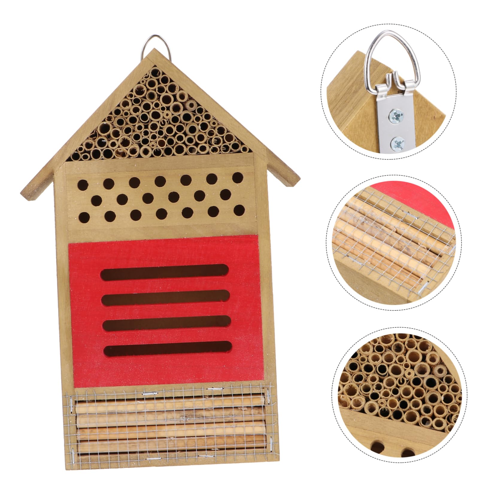Holz Bienenhaus Hotel für Garten mit Cartoon Optik