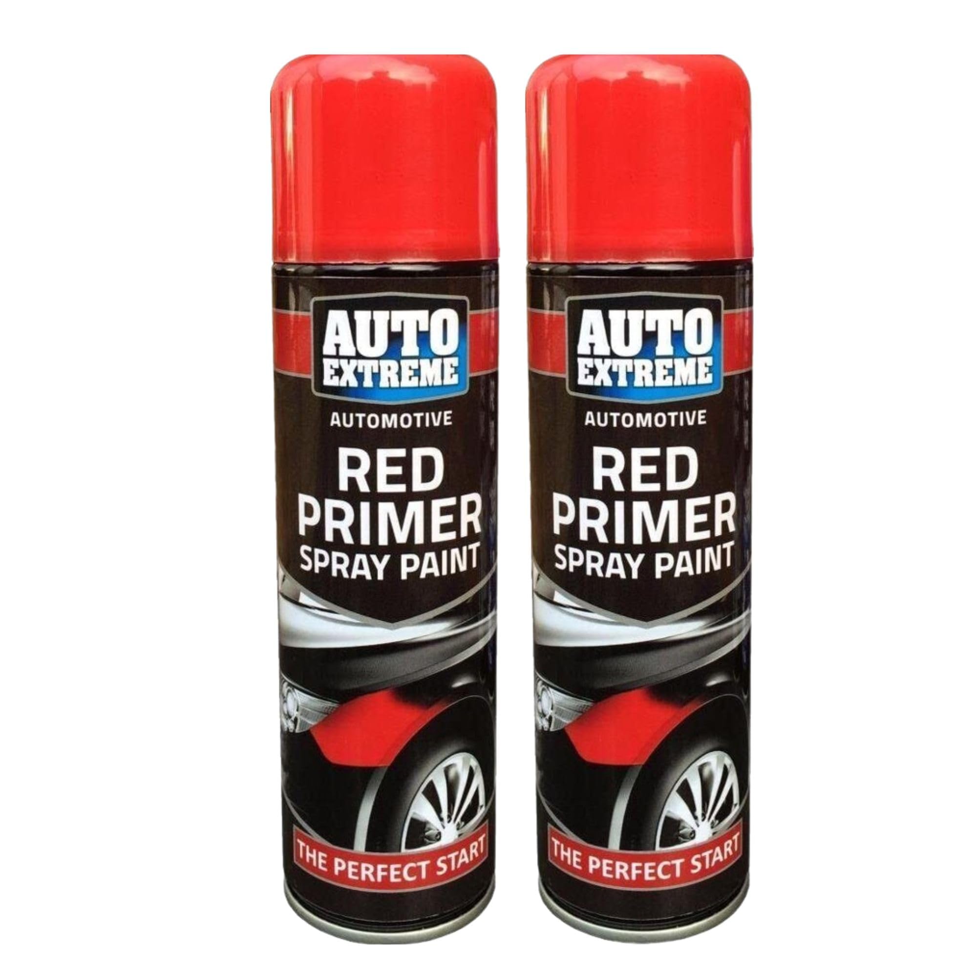 PNJB All Purpose Red Primer Spray Paint, Spray Paint, Perfect Finish, Long Lasting Adhesion, Fast Drying Solution, Interior/Exterior, All Purpose Red Primer 250 Ml (2 Pcs)