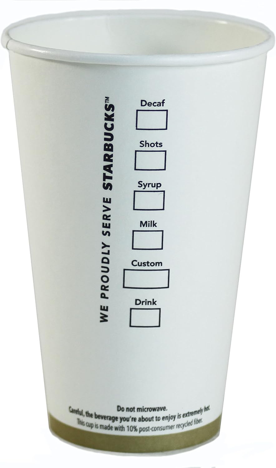 70% Off Everything Starbucks White Disposable Hot Paper Cup, 16 Ounce, Sleeves and Lids (Pack of 50 Each)