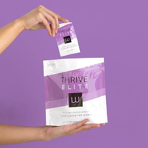 Miniatura 4 de Le-Vel Thrive Elite Premium Lifestyle Capsule para mujeres  Suplemento multivitamínico para mujer y apoyo inmunológico  Vitaminas diarias veganas y