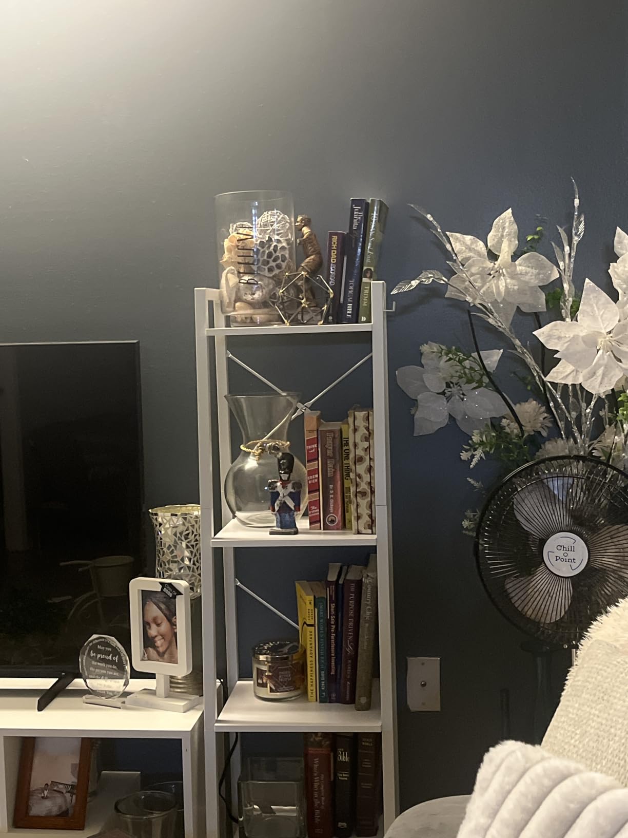 Hzuaneri narrow shelf in tight space