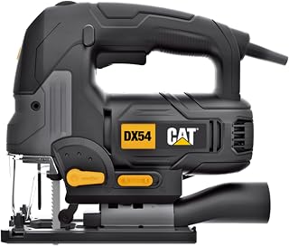 CAT DX54 Jigsaw 750 W, 20 mm Stroke, 800-3000 /min, Aluminum Bottom Plate, SDS Quick Change System, ± 45 Degree Tilt, LED Light, Blow Function