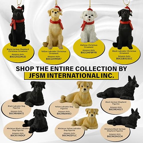 Miniatura 6 de JFSM INC. Figura de perro labrador amarillo de 6 pulgadas, regalos de laboratorio amarillos, estatua de laboratorio amarilla, decoración de