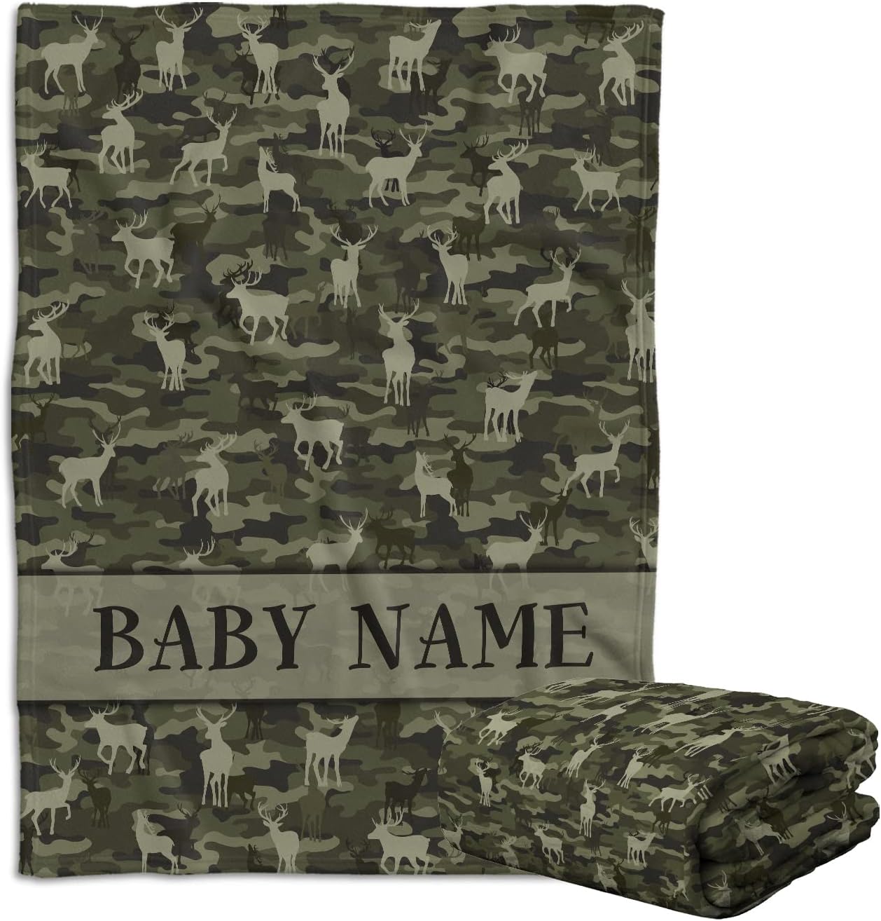 Hunting Baby Blankets, Baby Deer Blanket, Camo Baby Blanket