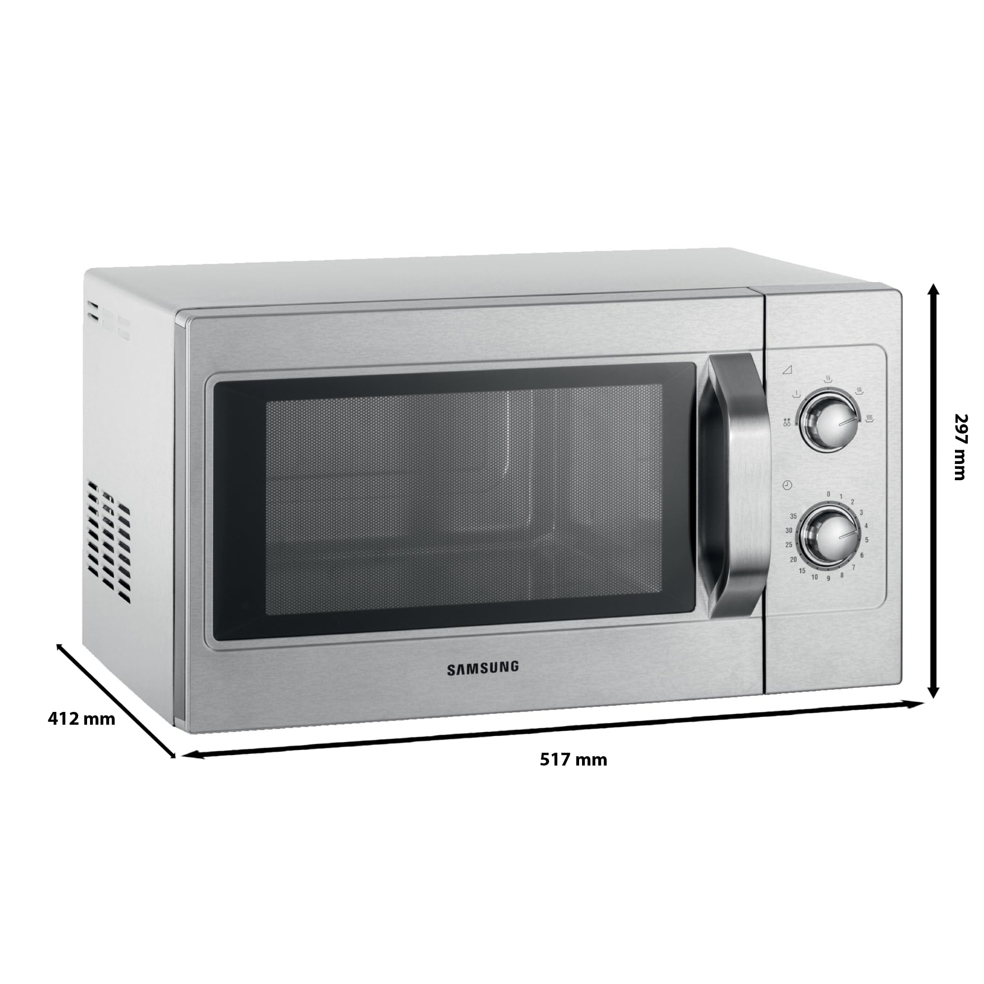 Samsung 380 – 1004 Forno a microonde Modello cm1099 a, 26 L, 1600 W, Senza pulsanti di memoria programmabili per fino a 20 programmi