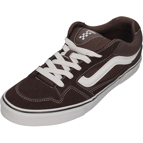 Vans Men's Caldrone Shoe | Chunky Low-Top Fashion Sneakers with Retro-Inspired Style, Suede/Mesh Demitasse, 16