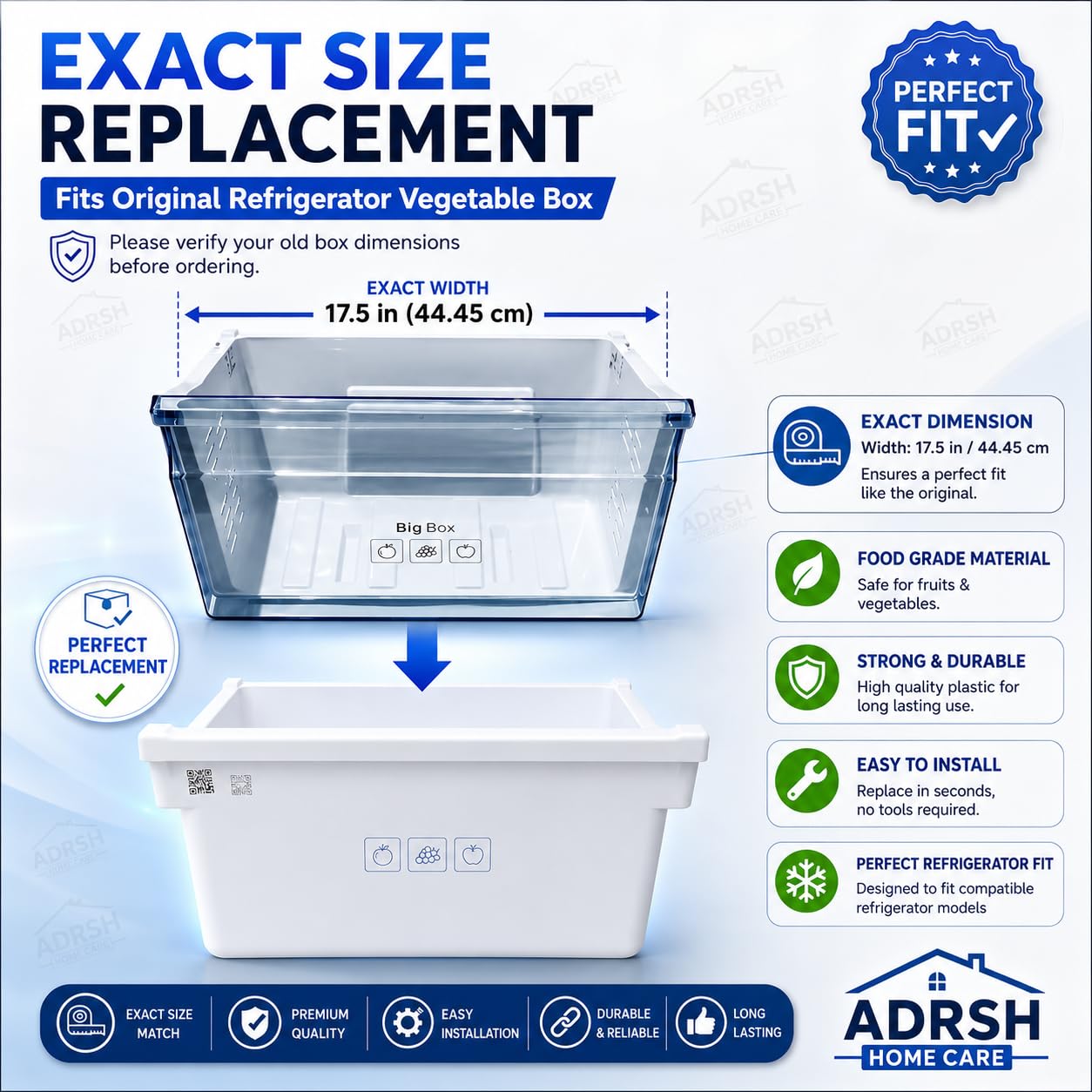 Samsung Fridge Vegetable Box - RT27, RT28, RT29, RT30 -3