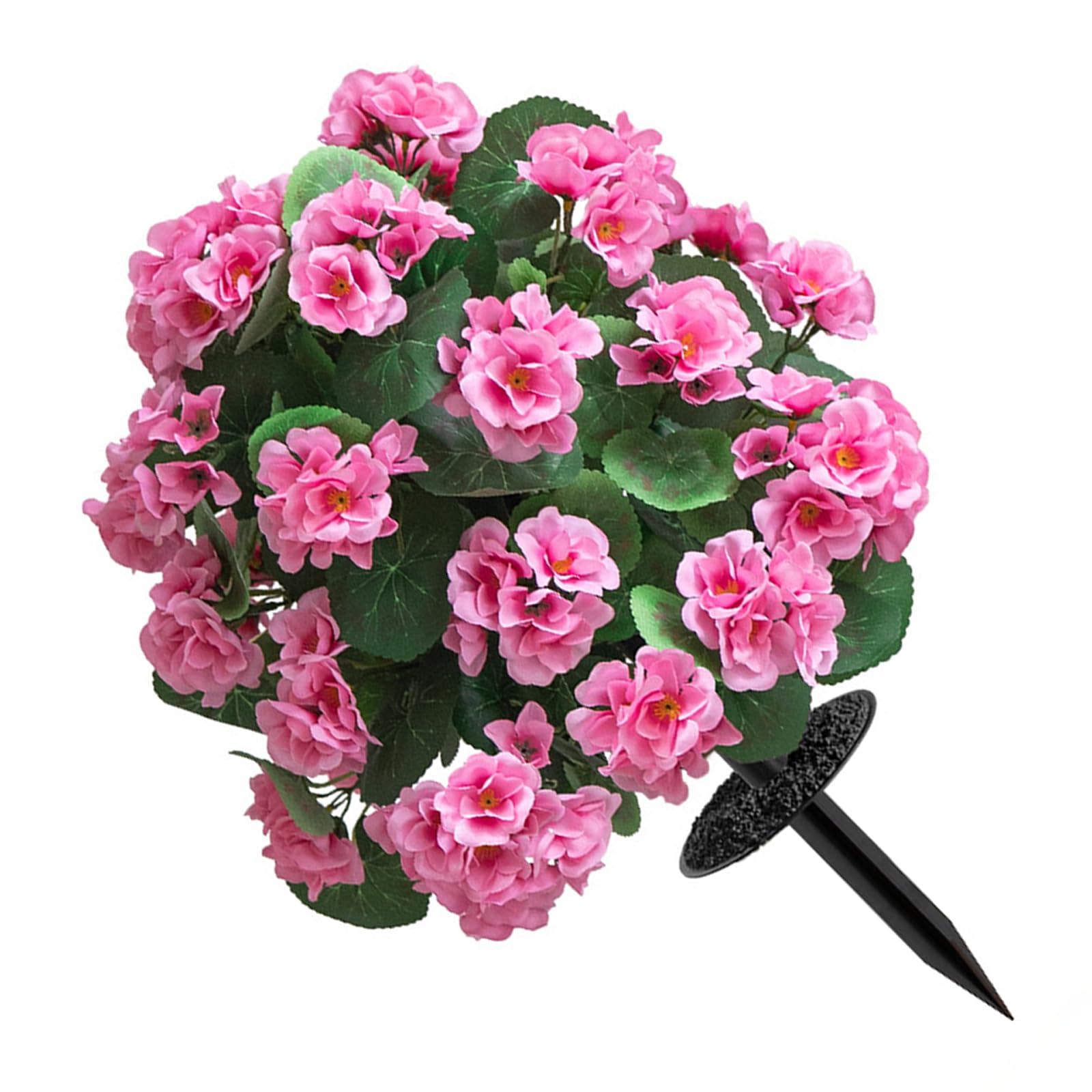 PANGBOER Realistic Artificial Crabapple Plant in Pots Decorative Blossomy Stakes for Living Room Offices Balconies Landscape Design Celebration Blossomy Arrangements