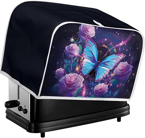 Vista 87 de Cubierta floral para tostadora de limón, 4 rebanadas de pan, tostadora, horno, cubierta a prueba de polvo, cubierta para electrodomésticos pequeños