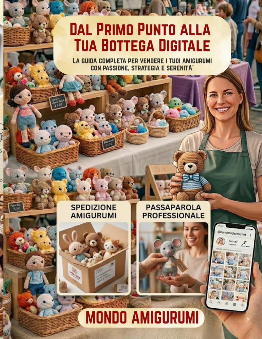 Dal Primo Punto alla tua Bottega Digitale: La guida completa per vendere i tuoi amigurumi con passione, strategia e serenità