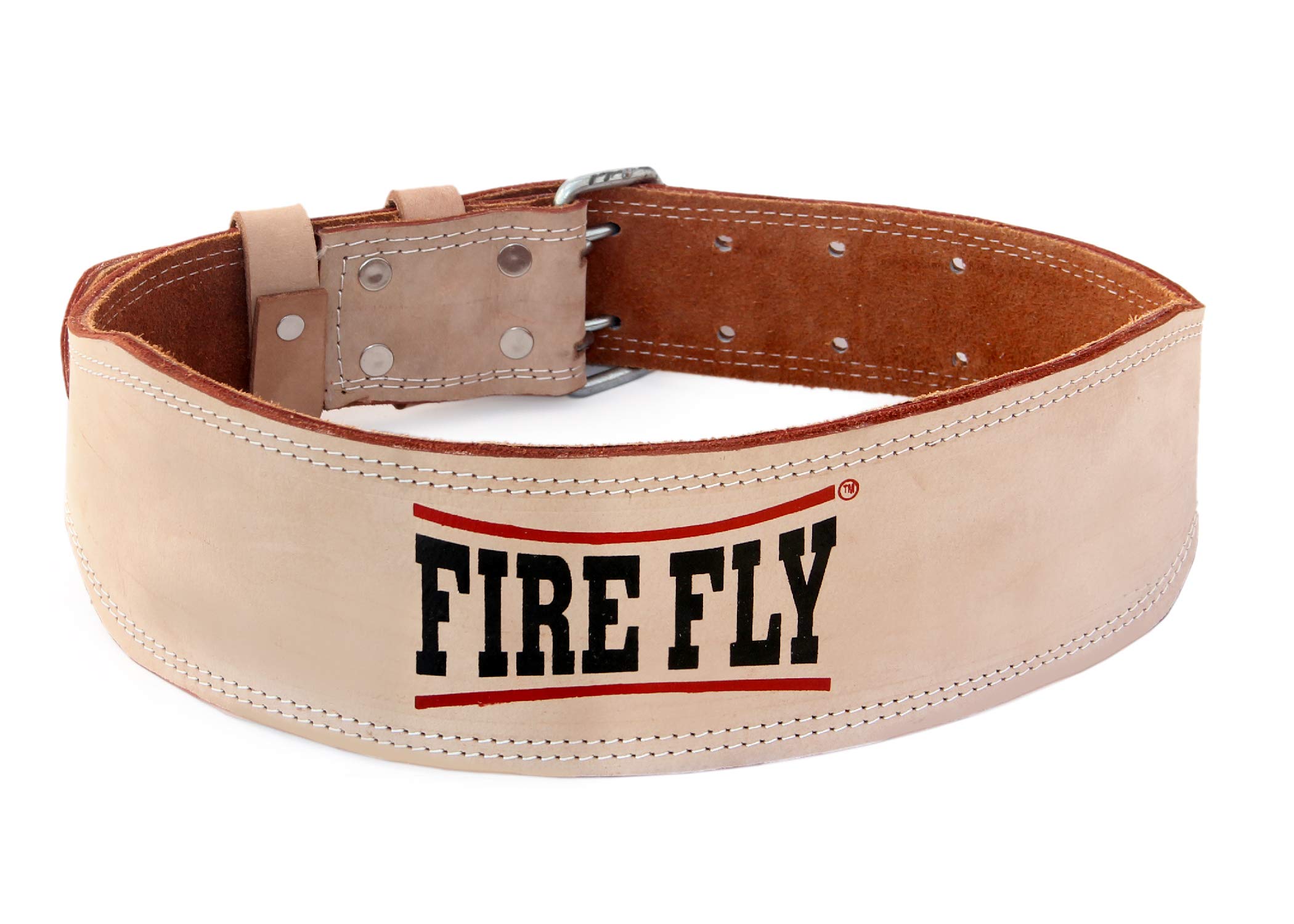 FIRE FLY Weight Lifting Belt for Men Fitness Workout Leather Belt Tan Color (S) (B07MZWV1ZY) Amazon Price History, Amazon Price Tracker
