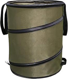EKDJKK Gardening Bag 10 Gallon Release Buckle Home Collapsible Container Leaf Trash Can Gardening Container Weed Container Garden Supplies Yard Waste Bags