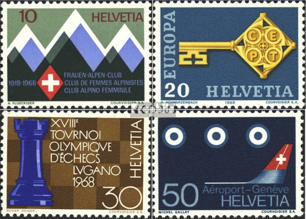 Prophila Collection Briefmarke Schweiz 2068: Alte Rheinbrücke (2008) – Postfrisch ** MNH (komplette Ausgabe)