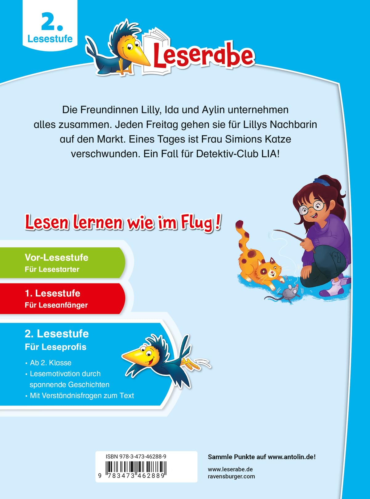 Leserabe 2. Lesestufe - Der Fall Katzenpfote