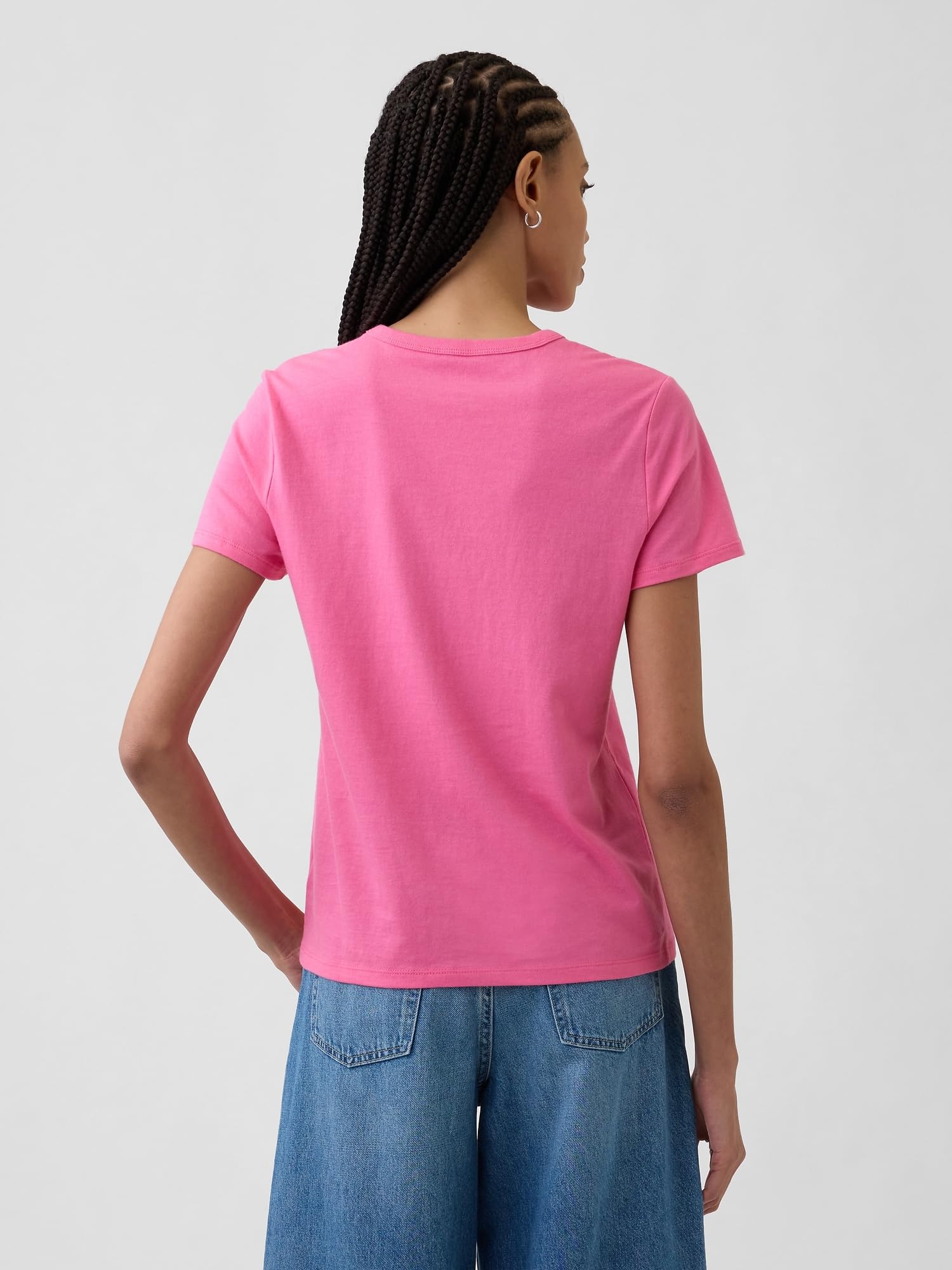 Gap V-SS FAV Crew SLD Camiseta Mujer (Pack de 1)