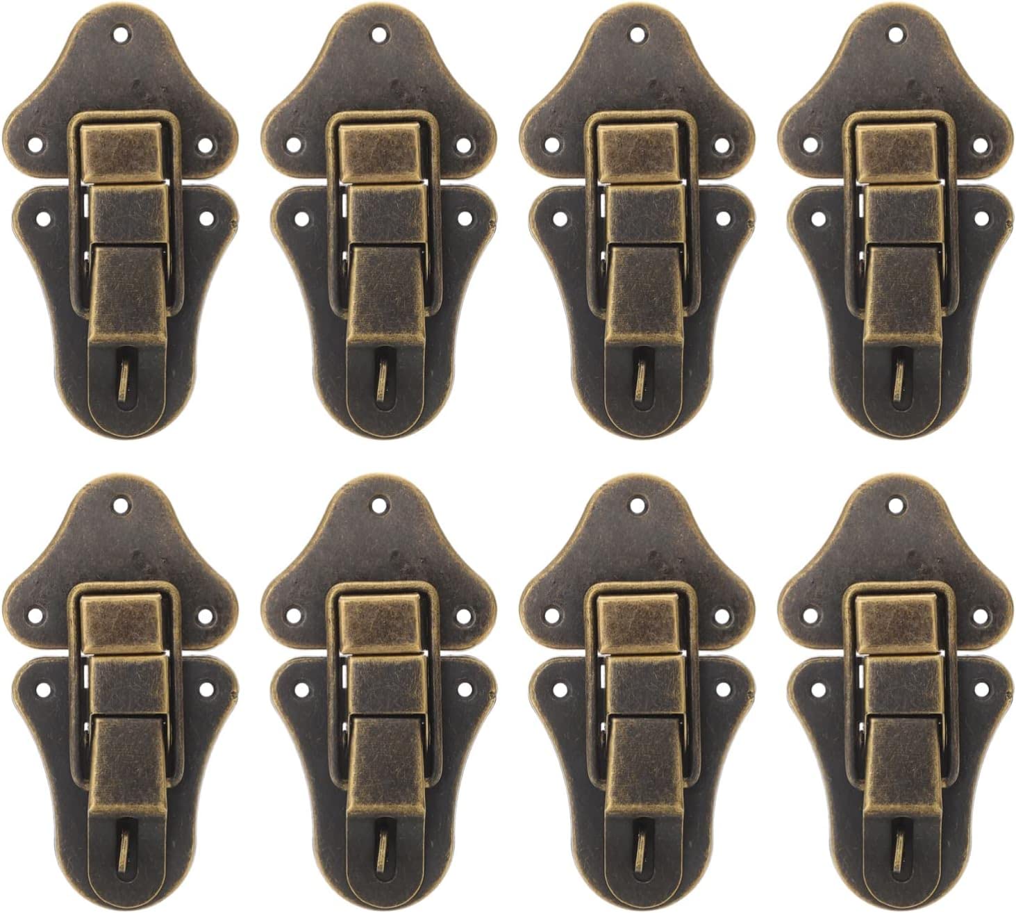 Chiusura a levetta, Chiusura a molla, 8 pezzi di chiusura a levetta con chiusura a scatto for scatole di legno, cassette degli attrezzi, scatole di legno, chiusura a scatto, chiusura a scatto for scat