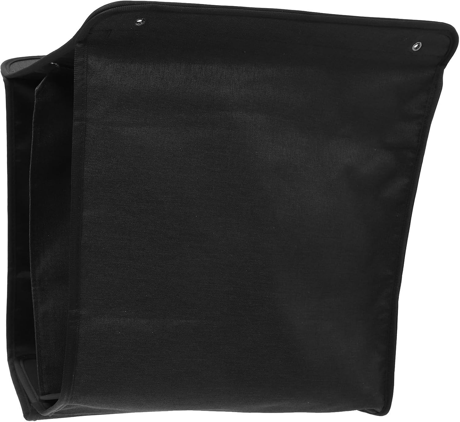 DOITOOL Desk Storage Organizer Black Cloth and Metal Material with Foldable Design and Spacious Interior Adhesive Attachment for Office and Home Desk Organization
