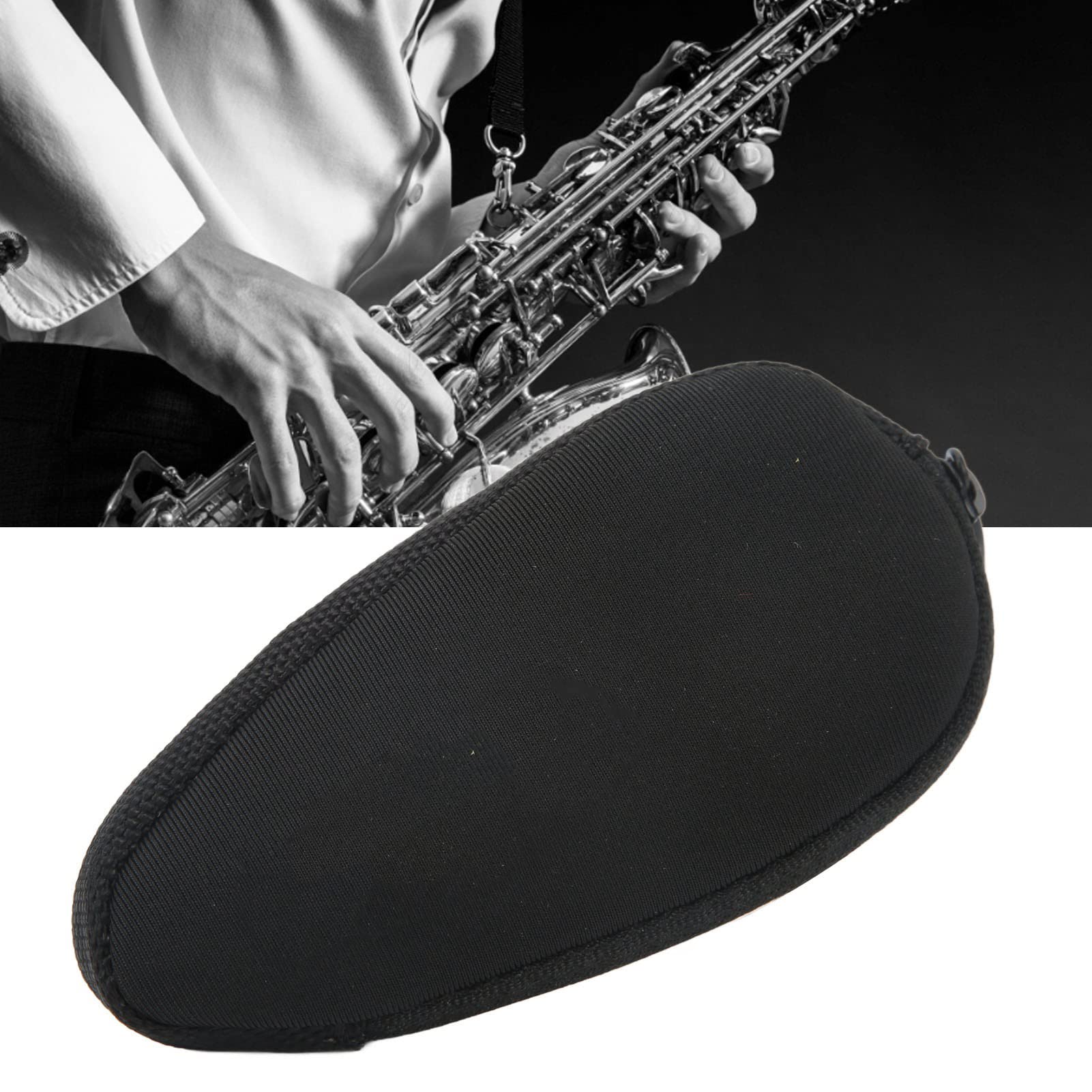 Pochette D'embouchure en Tissu de Coton, Doux et Résistant, Protège Embouchure pour Clarinette, Saxophone Alto, Trombone, Idéal pour Étudiants, Amateurs et Musiciens Professionnels