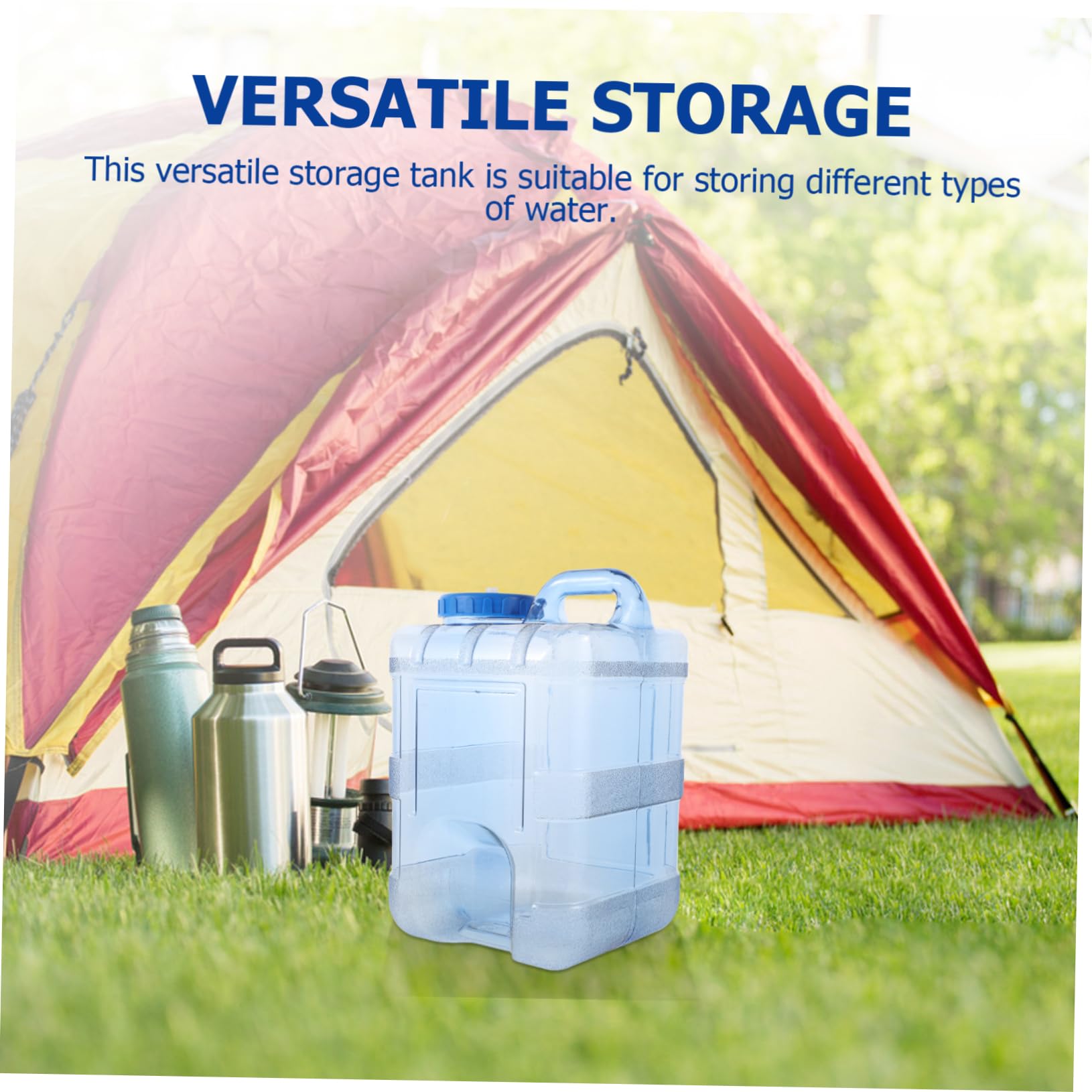 VANZACK Outdoor Wasserbehälter Tragbarer Wasserkanister Für Camping Freizeit Zuhause Auslaufsicher Leicht Vielseitig Einsetzbar Für Verschiedene Aktivitäten