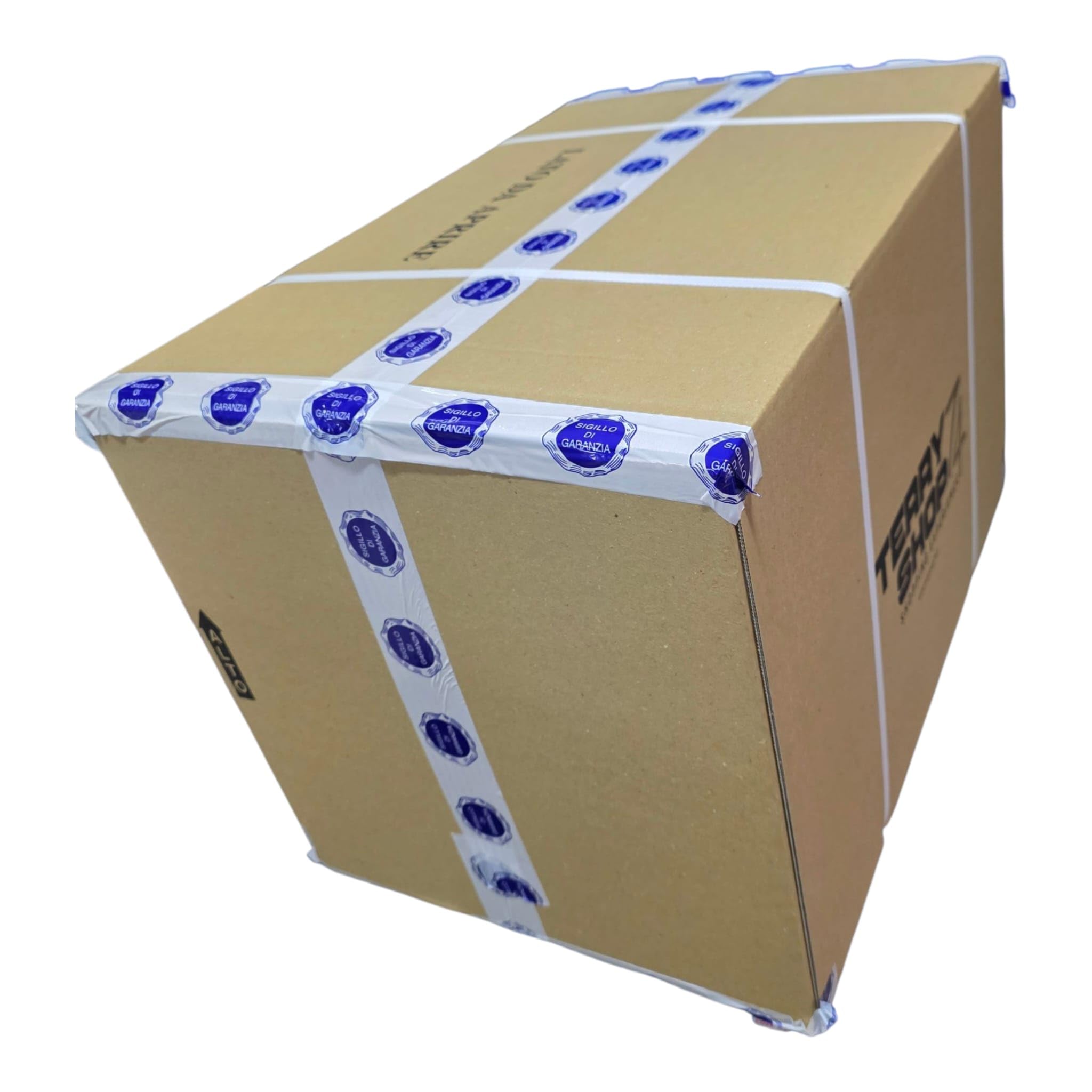 Terryshop74® 36 Rotoli Nastro Adesivo in Polipropilene con Stampa “SIGILLO DI GARANZIA” – 48 mm x 66 m – 45 Micron – Adesivo Forte per Imballaggi e Sigillature Professionali (36)