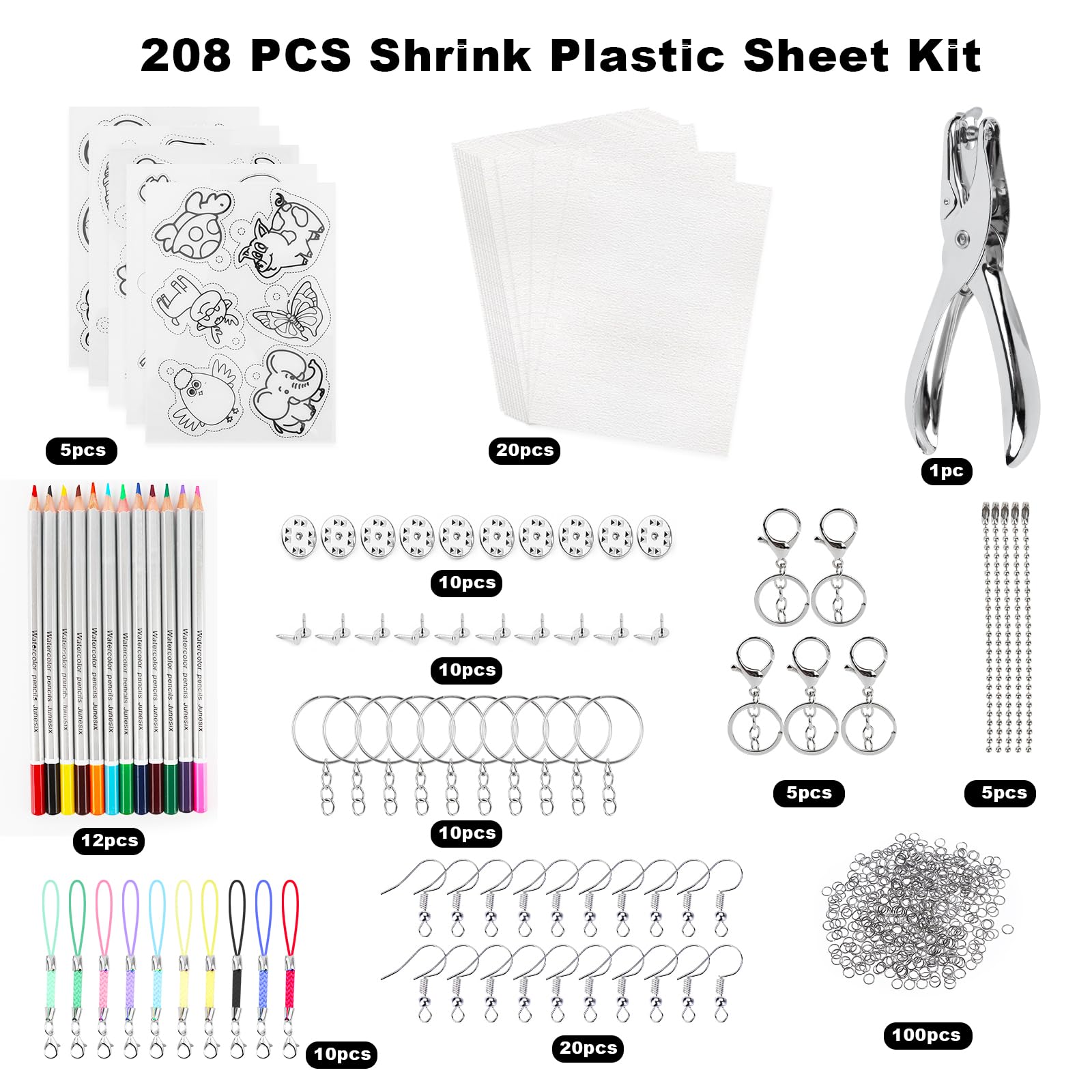 Kit Plastique Magique Translucide Thème Noël (3 Feuilles