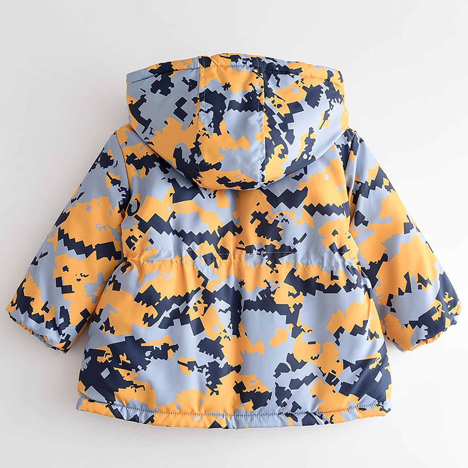 Chaqueta acolchada para niños (3-14 años), a prueba de viento, cálida chaqueta de invierno con capucha, estampado de dinosaurios, parka con cremallera para otoño e invierno