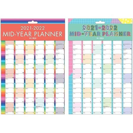 2021 2022 Large A1 Academic Mid Year Wall Planner, 2021 2022 Academic Calendar (Random Colour 3921) : Amazon.co.uk: Stationery & Office Supplies