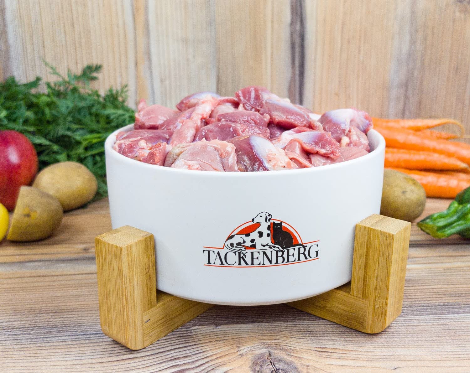 TACKENBERG Barf ganze Hühnermägen für Hunde - 14 x 500 g - leckeres Frostfleisch als Hundefutter in Premiumqualität - geeignetes Gefrierfutter für deinen Vierbeiner - ohne Zusatzstoffe