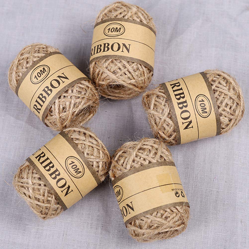Lakeer Jute Jute Thread for Art & Craft Making(Multicolor)10 Meter Each Roll Set Of 24 Rolls Natural/Raw Color, 350 Gram — Amazon image 5