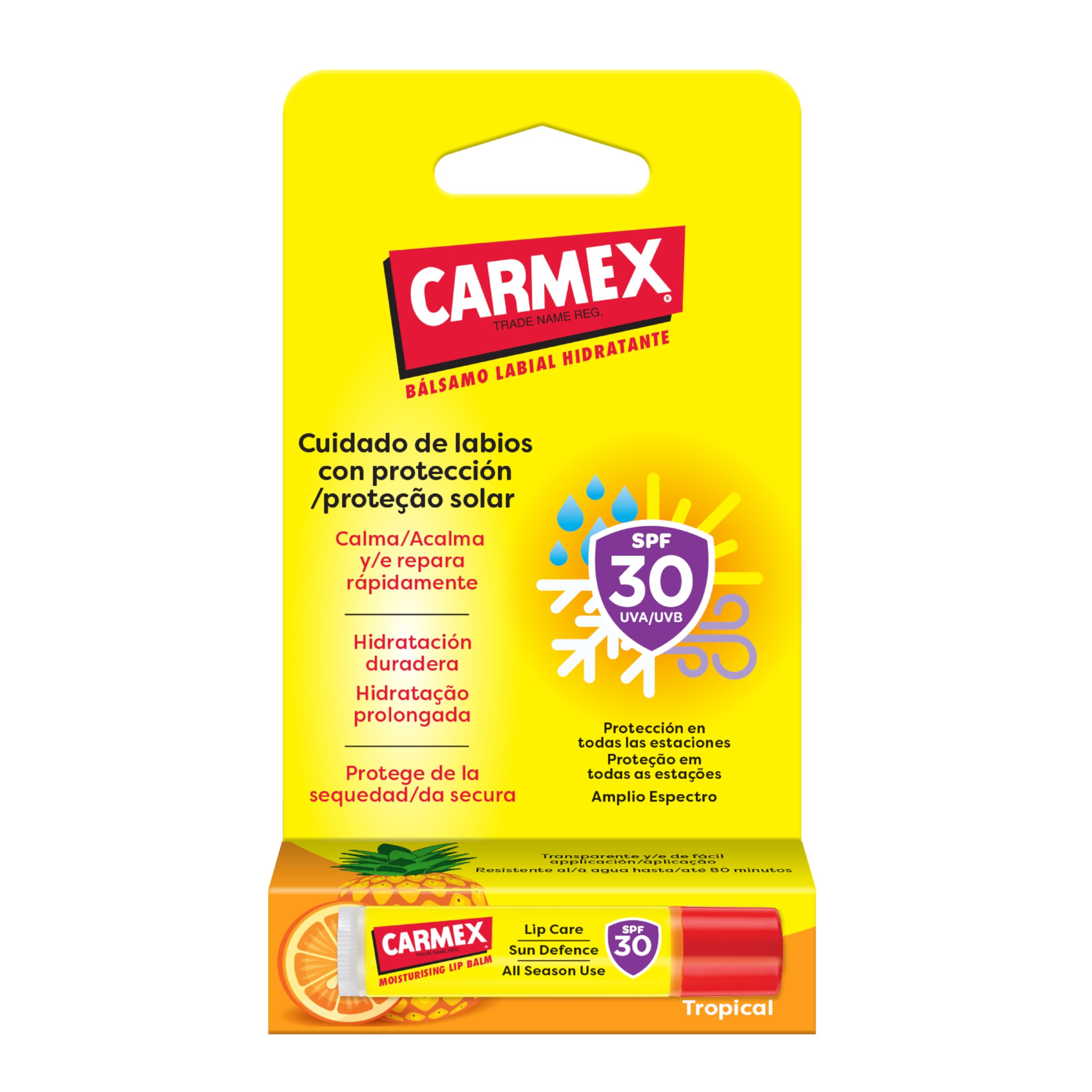 Carmex Tropical 1 Stick SPF 30 4,25 gr