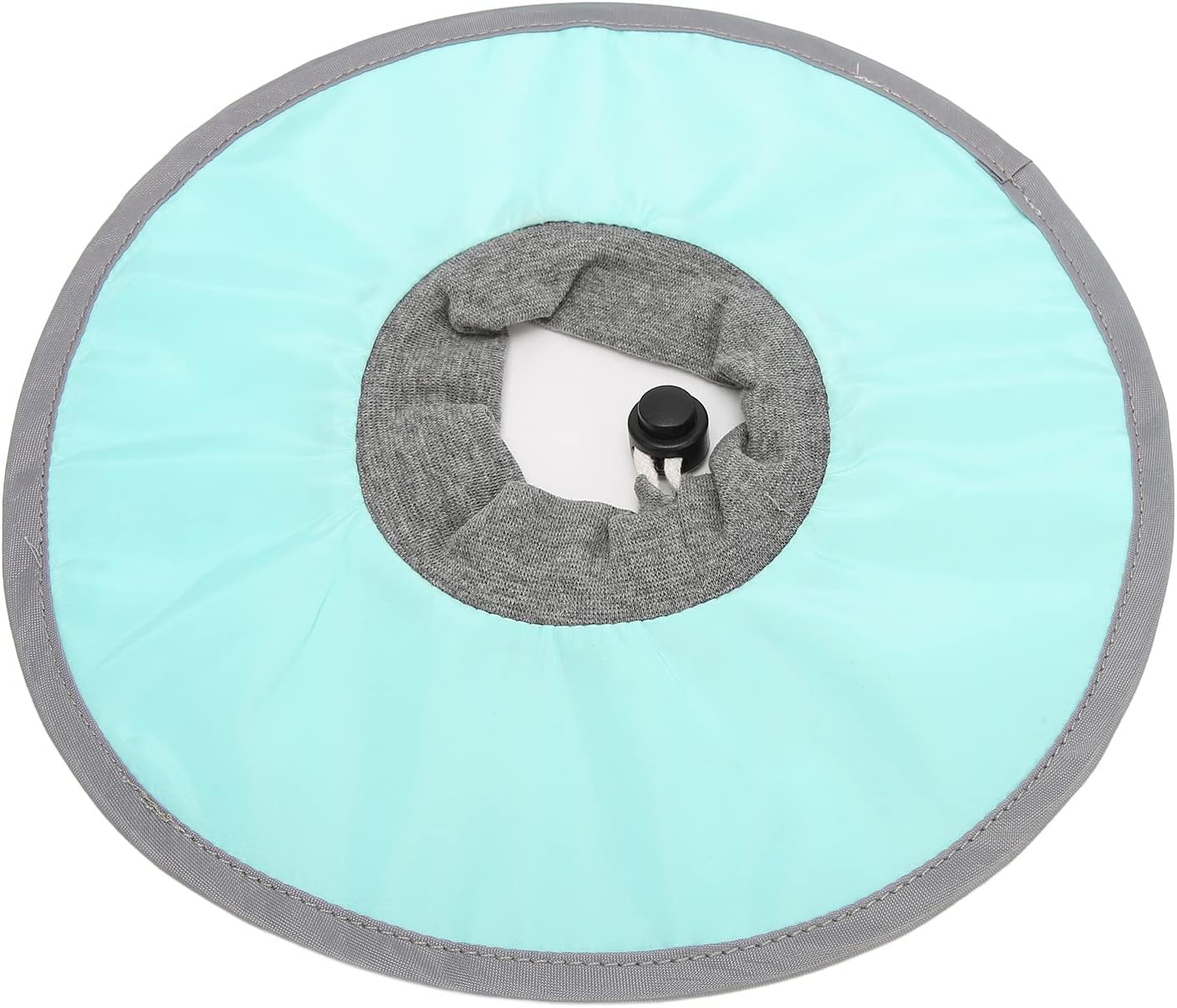 Dioche Adjustable Cat Recovery Collar Light Blue Pet Elizabeth Collar Post Surgery Protective AntiLicking Medium Size (M)