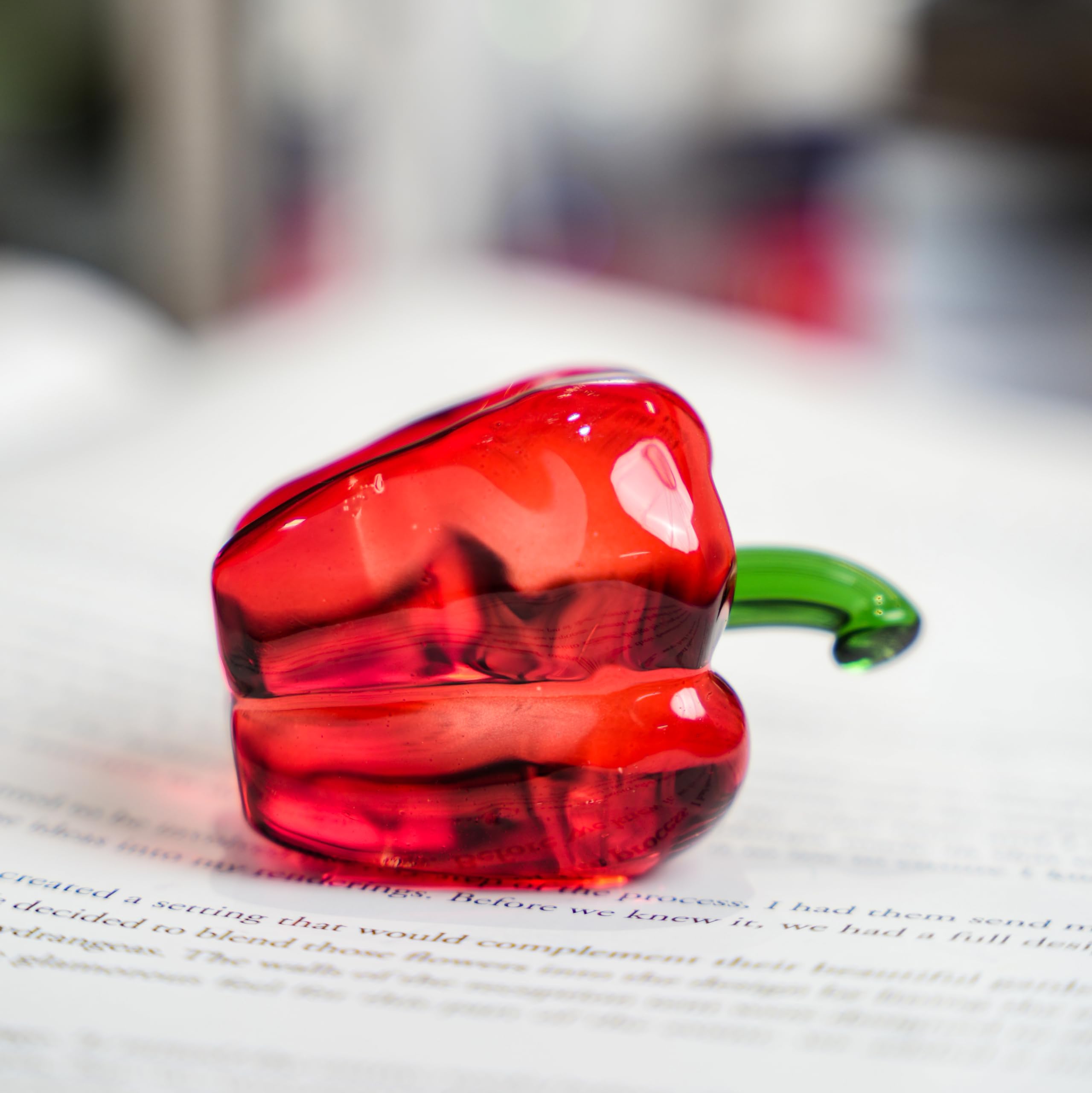  コーン型ガラス置物 赤/オレンジ Amazon.co.jp: KRISININE ガラス ホットチリ 置物 クリスタル