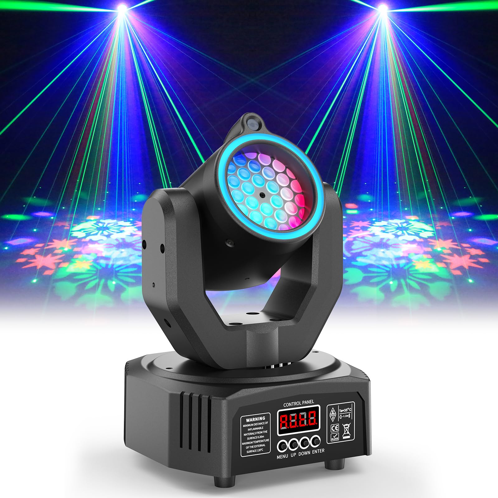 Amazon.com: Mini Moving Head Light,30W LED Stage Lighting with
