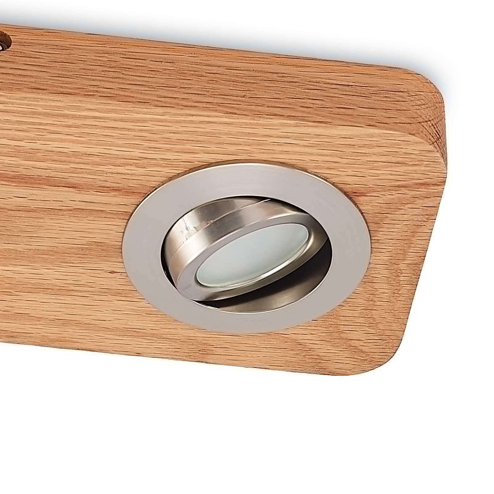 Lindby ,schwenkbar (Modern) aus Holz (2 flammig,) - Deckenleuchte Lampe Wohnzimmerleuchte