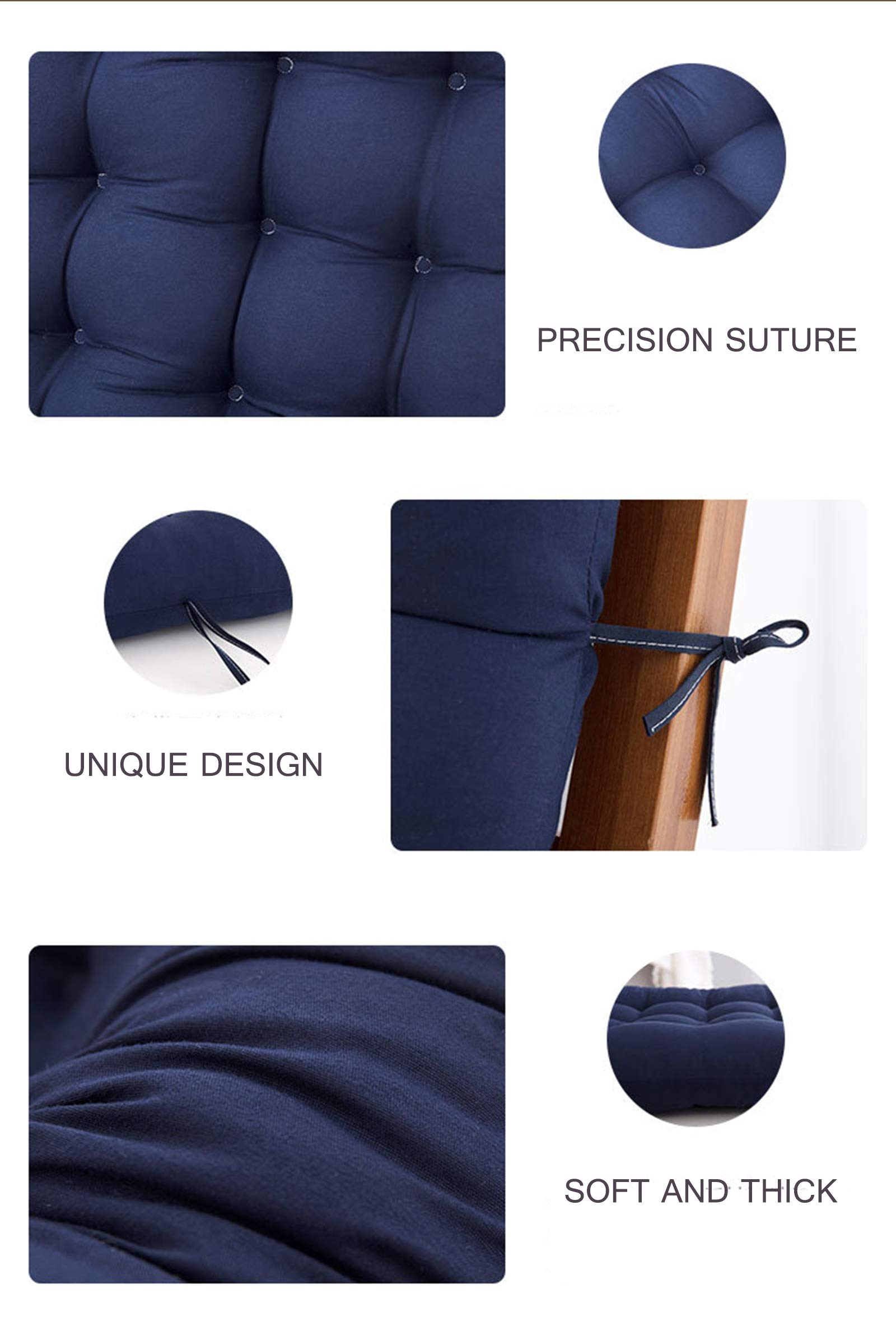 XWXFFSOJ Ligbedmat, ligstoel kussen vervanging draagbare en duurzame matras voor buiten tuin patio strand hoge rugleuning stoel relaxer