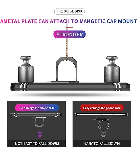 Miniatura 6 de LeYi Funda para teléfono Moto G Stylus 5G de grado militar 2021 con soporte de anillo magnético y 2 protectores de pantalla de vidrio templado,