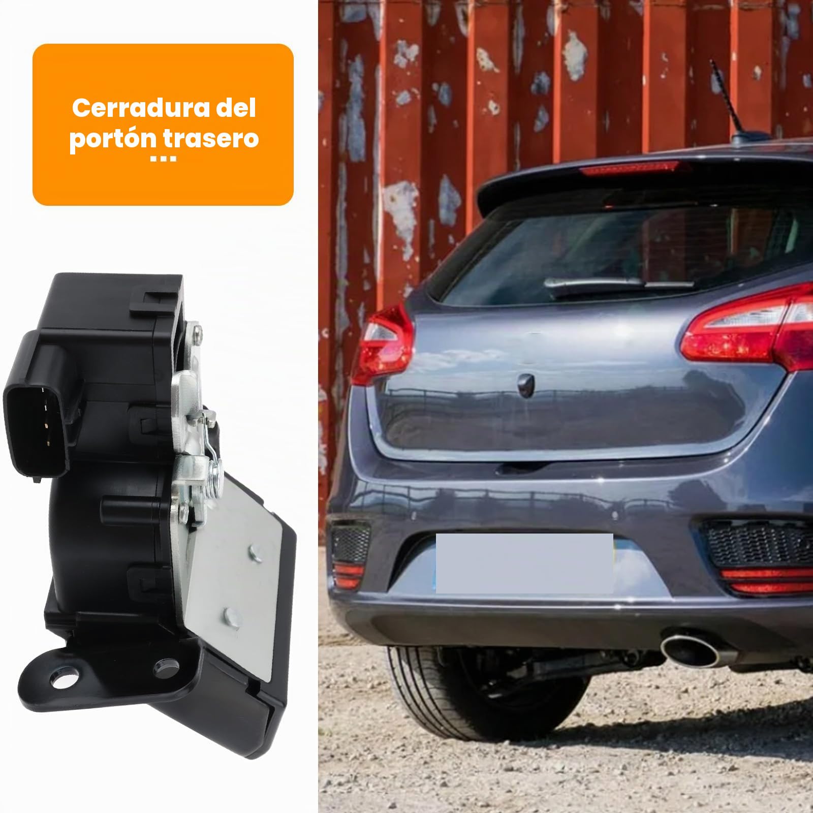 Cerradura de Portón Trasero para Coche Cerradura de Maletero 81230A6000 Compatible con Hyundai I30 Hatchback Wagon (2012-2018)
