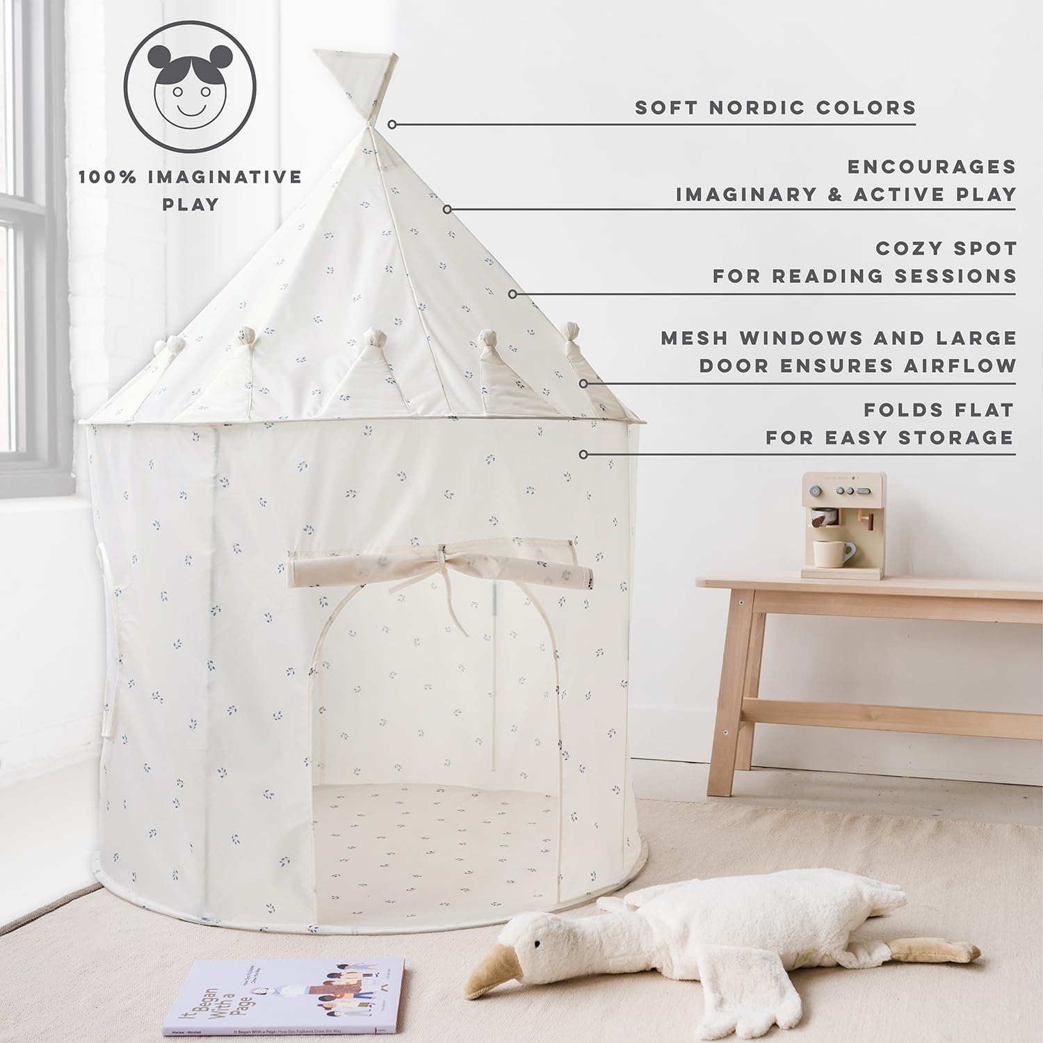 3 sprouts speeltent kasteel clay terrazzo