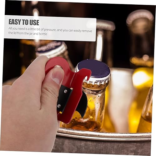 Miniatura 5 de KICHOUSE Abridor de botellas Abridor de botellas Abridor de botellas de mano Abridor de botellas de tarro Gripper Bar Accesorios de cerveza Abridor