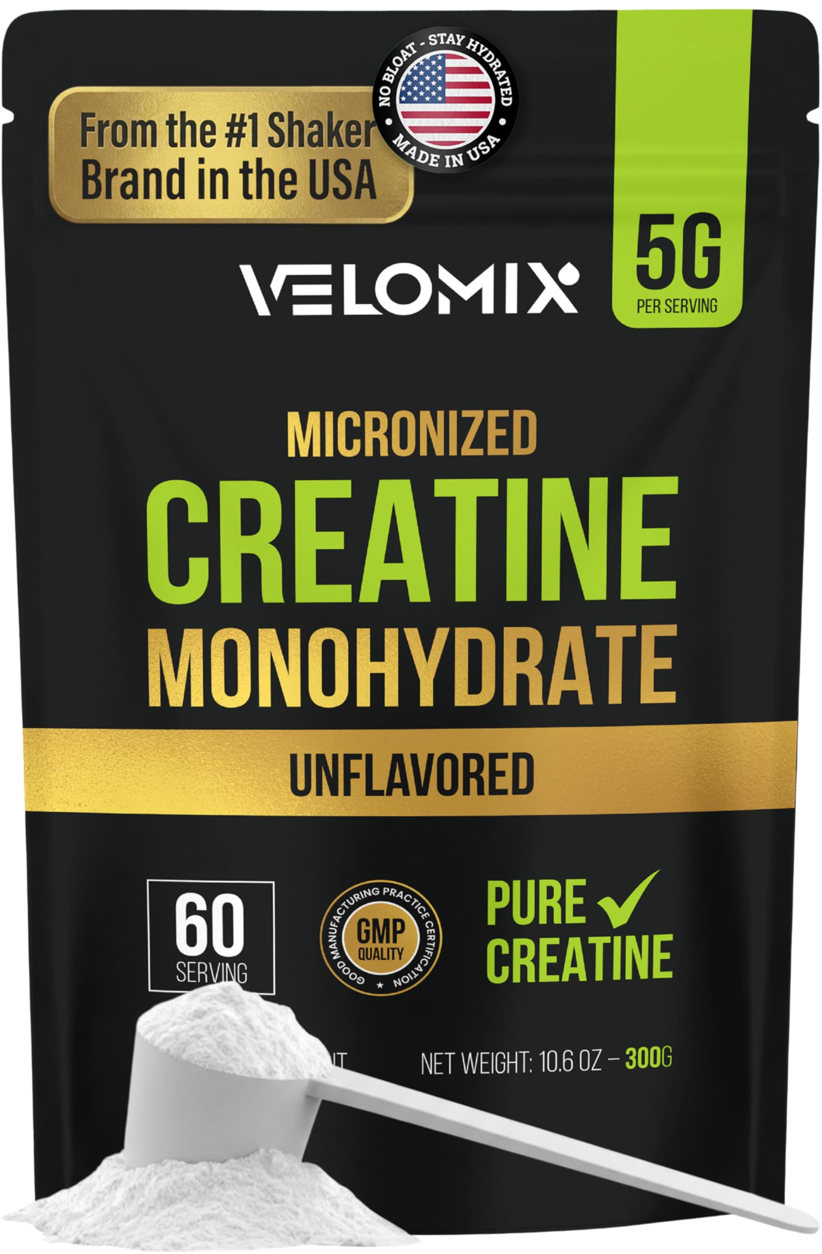 Amazon.com: VELOMIX Micronized Creatine Monohydrate Powder - 100