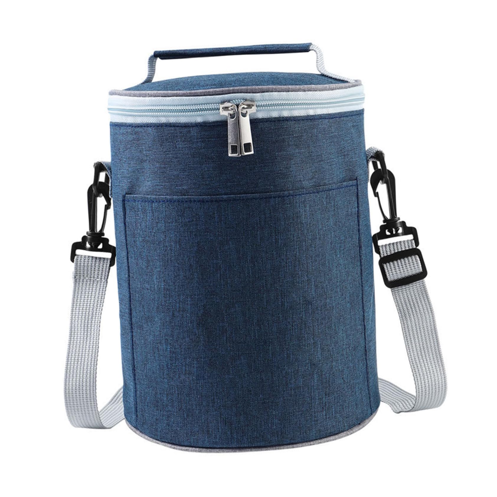 Cabilock Bolsa Isotérmica de Almuerzo Mediana Oxford con Aislamiento de Aluminio Resistente y Portátil para Picnic y Camping