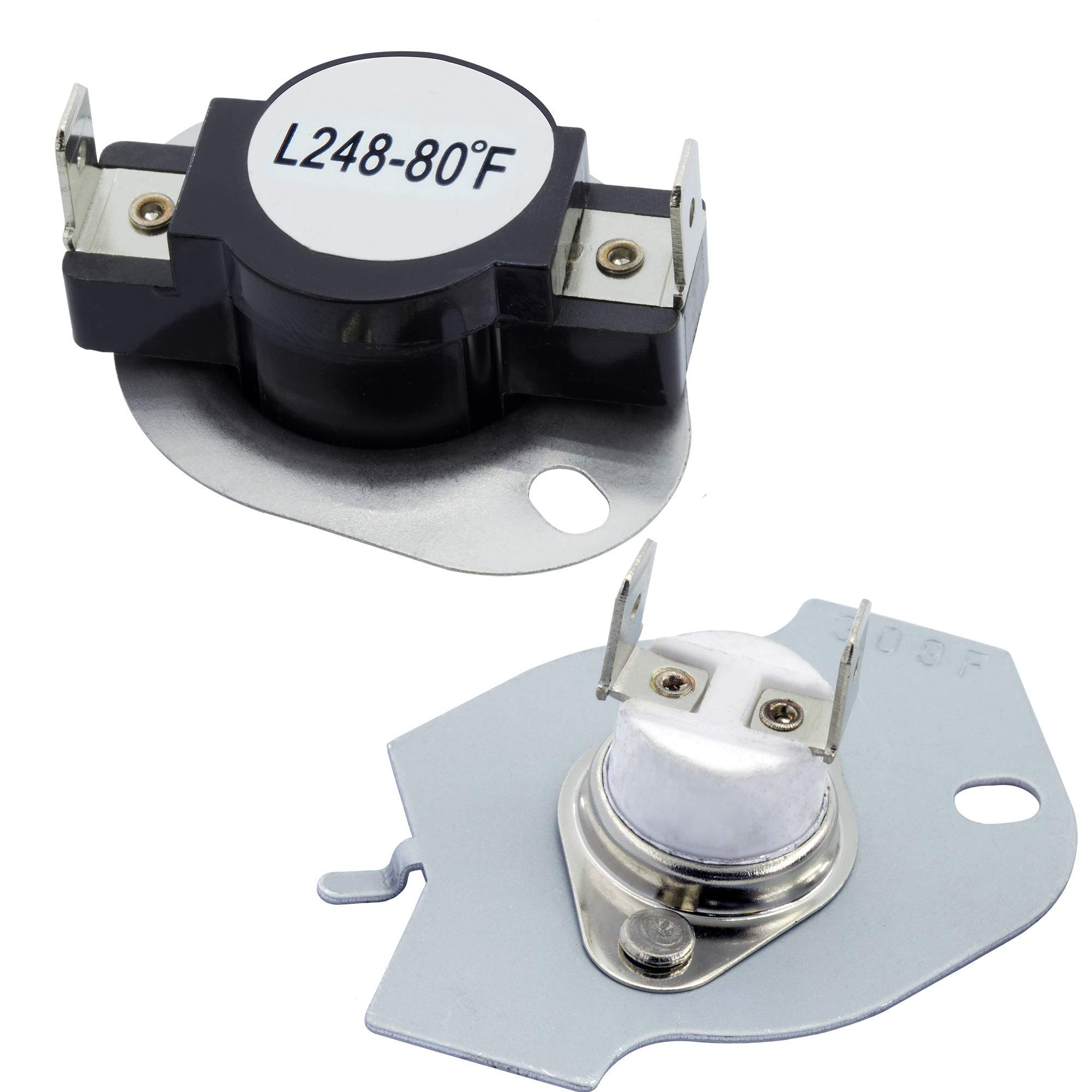 BlueStars 279769 Dryer Thermal Cut-Off Kit Replacement Part - Easy to Install - Exact Fit for Whirpool & Kenmore Dryers - Replaces 3389946 3398671 3977394 695563 AP3094224 3390291
