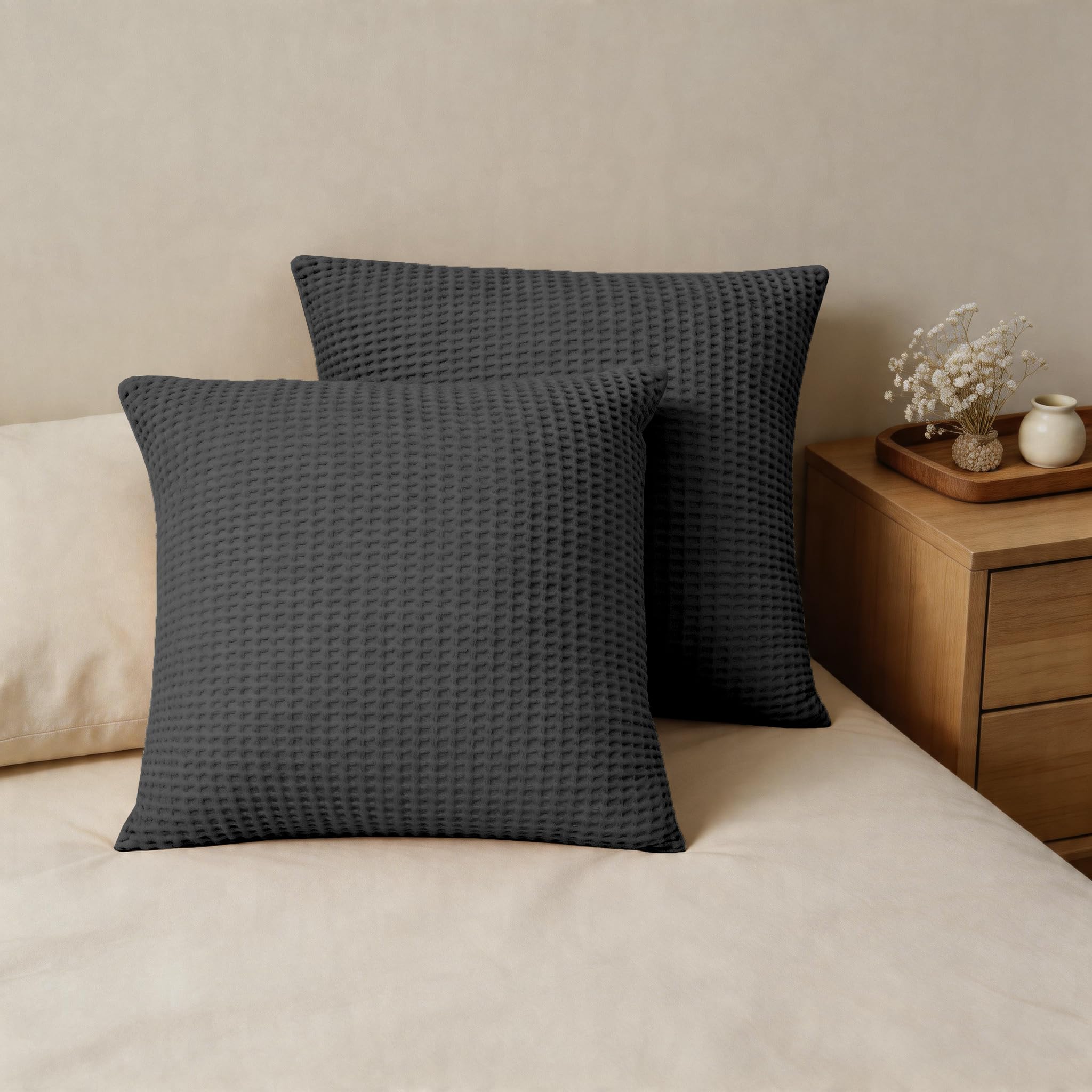 CHUFFED Cotton Waffle Pillowcase