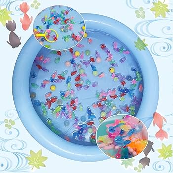 金魚すくい Amazon | 金魚すくい 恐竜・金魚セット100個入り お祭り