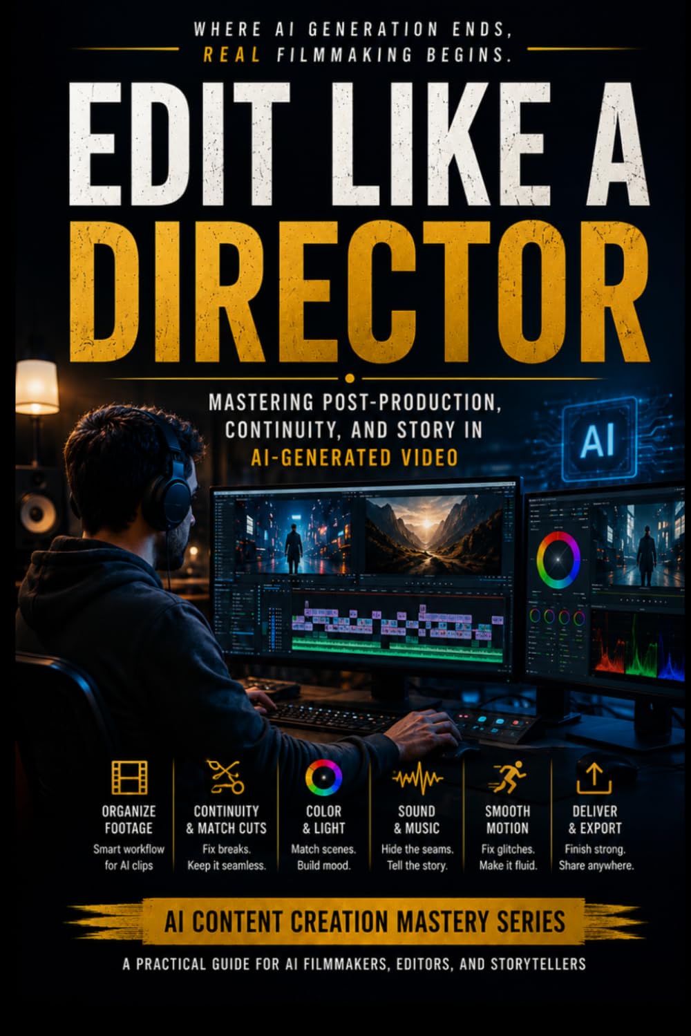 EDIT LIKE A DIRECTOR: Mastering Post-Production, Continuity, and Story in AI-Generated Video (AI Content Creation Mastery Series :Prompt Like a Director)