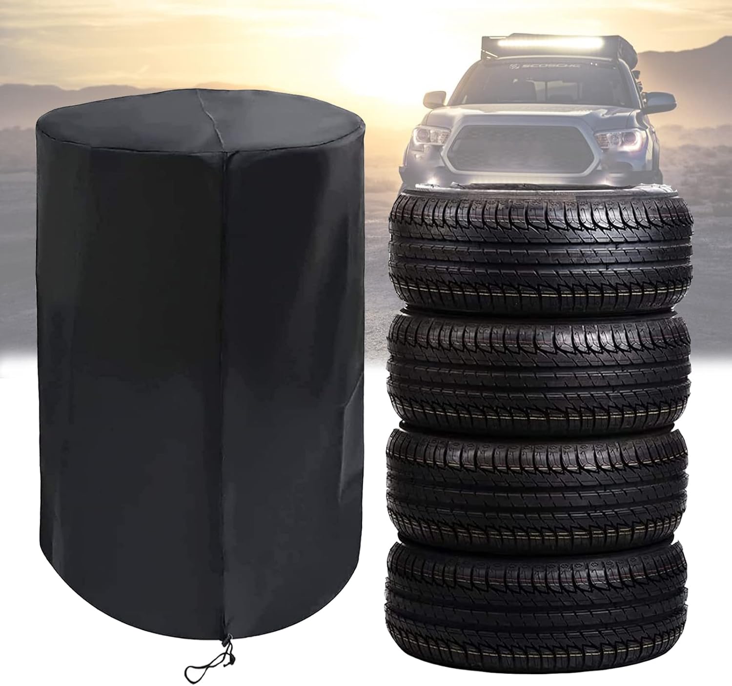 Thickened RV Tire Cover, Waterproof 、Rain and Snow Dustproof UV Sun